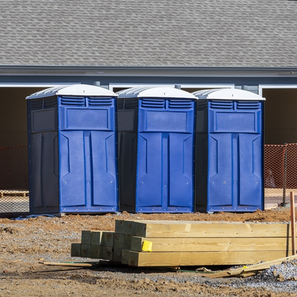 is there a specific order in which to place multiple portable restrooms in Union City